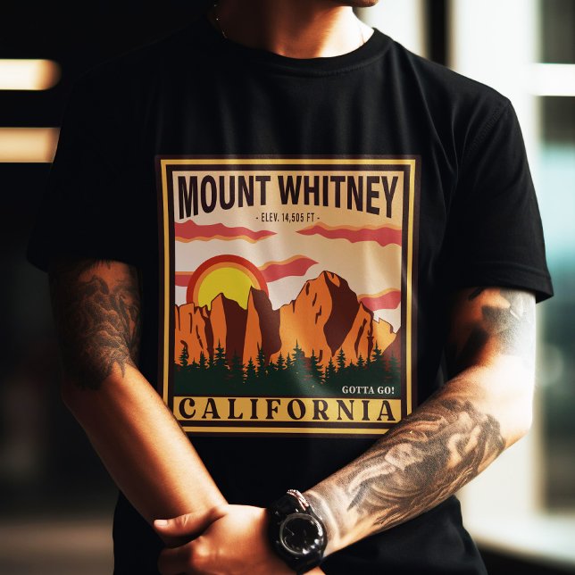 Camiseta Monte Whitney California Sierra Nevada Vintage (Subido por el creador)