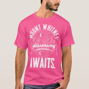 Camiseta Monte Whitney espera la tranquilidad de las montañ