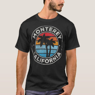 Camiseta Monterey California CA retro gráfico vintage 70