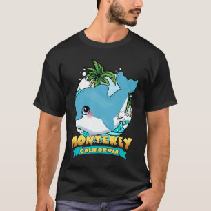 Camiseta MONTEREY CALIFORNIA Cute Baby Dolphin Beach Souven