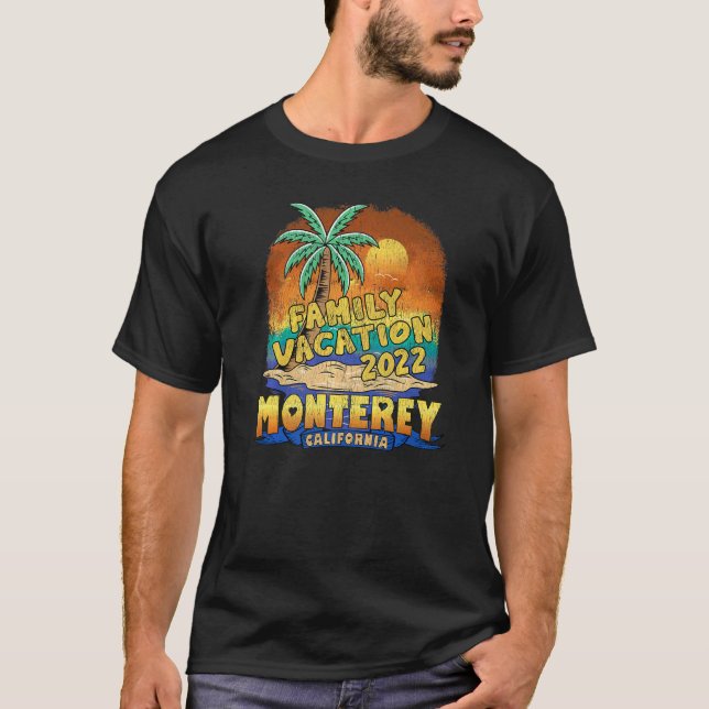 Camiseta Monterey California Family Vacation 2022 Beach Sou (Anverso)