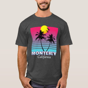 Camiseta Monterey California Playa Verano Recuerdo Tamaño E