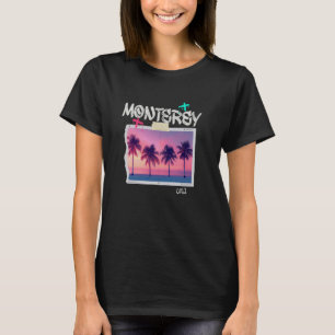 Camiseta Monterey California Retro Surfer Vintage Beach