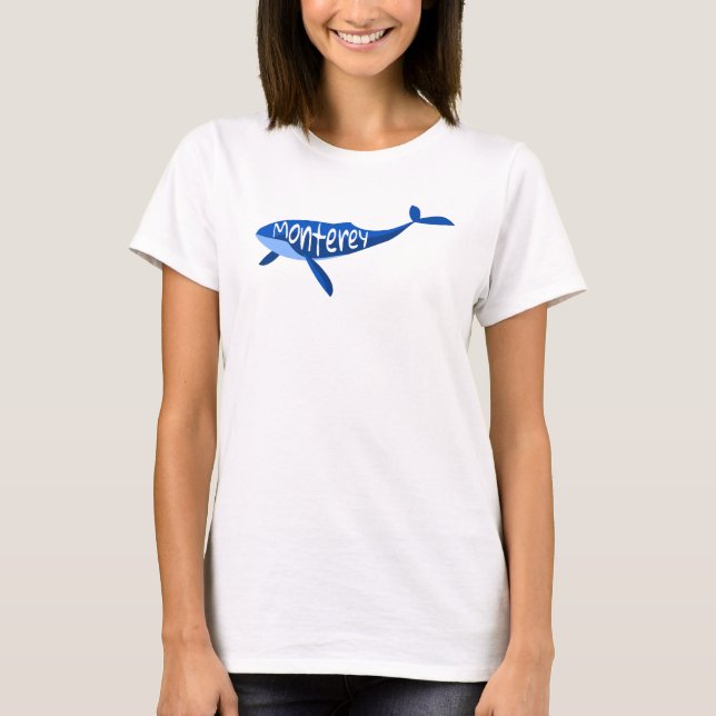 Camiseta Monterey California Whale (Anverso)