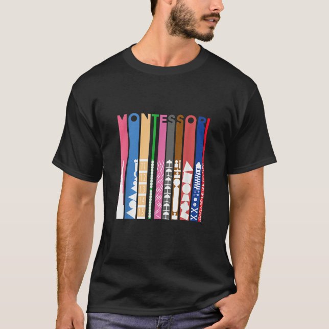 Camiseta Montessori Colors (Anverso)