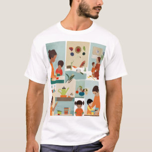 Camiseta Montessori: Hogar del descubrimiento