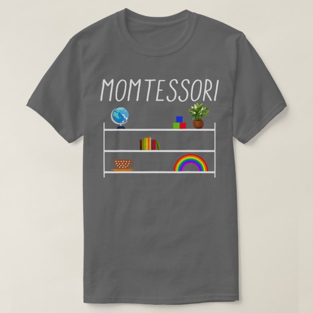 Camiseta Montessori Love Montessori Montessori Docente (Diseño del anverso)