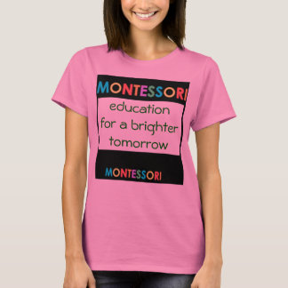 Camiseta Montessori para un mañana más brillante Ringer T