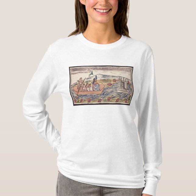 Camiseta Montezuma II que se va rápidamente después de oír (Anverso)