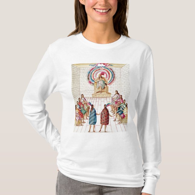 Camiseta Montezuma II y su consejo (Anverso)