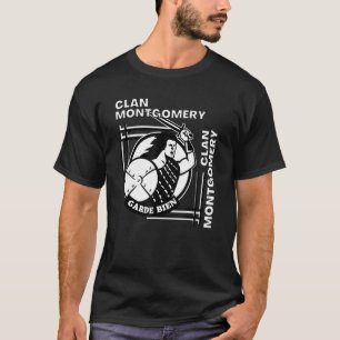 Camiseta Montgomery Clan Gaelic Motto Swordsman