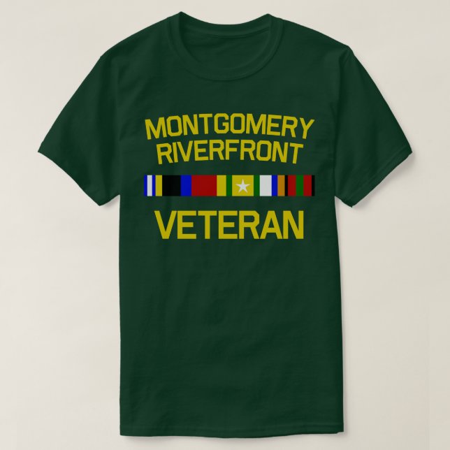Camiseta Montgomery Riverfront Veteran TShirt (Diseño del anverso)