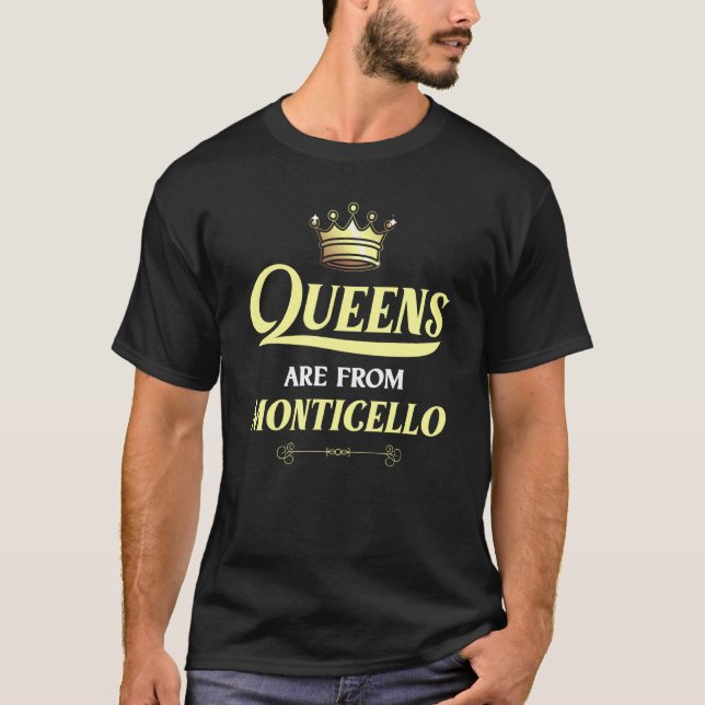Camiseta Monticello Crecen Raíces De Hogar Graciosas En La  (Anverso)