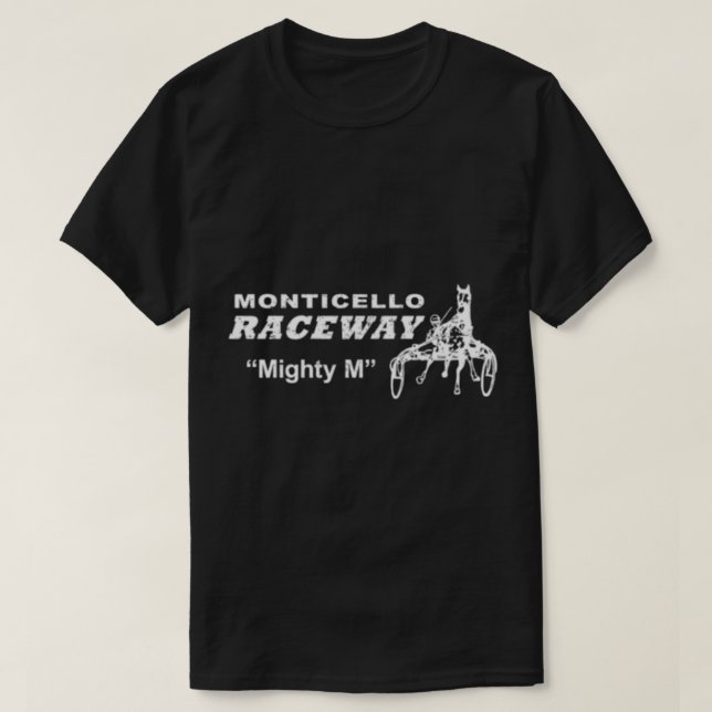 Camiseta Monticello Raceway Trinquera de mezcla triple T-Sh (Diseño del anverso)