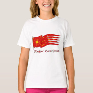 Camiseta Montjoie! Saint-Denis! Red Oriflamme with Sun