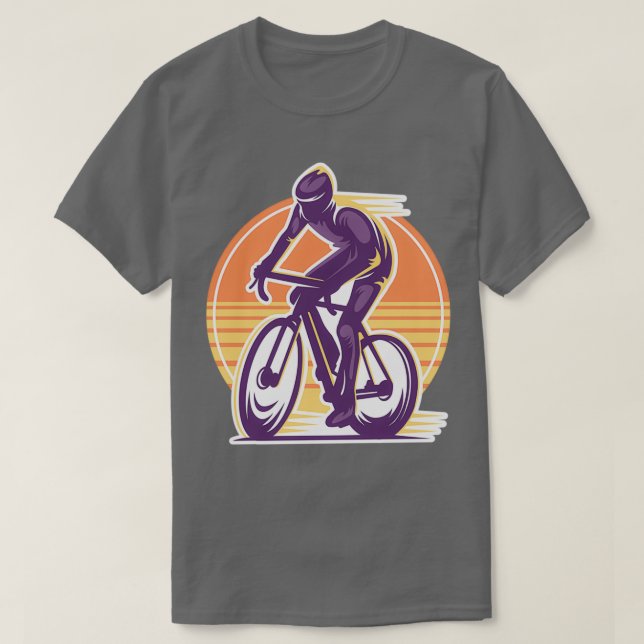Camiseta Monto en bicicleta (Diseño del anverso)