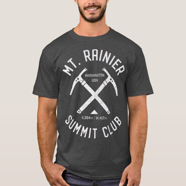 Camiseta Monto en el Monte Rainier Summit Club I (Anverso)