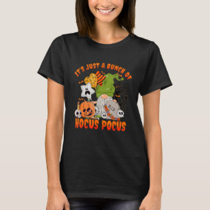 Camiseta Montón de Hocus Pocus Calabaza Gnome da miedo