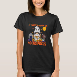 Camiseta Montón De Hocus Pocus Calabaza Gnome Gatos Asustad