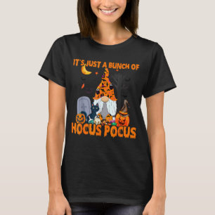 Camiseta Montón De Hocus Pocus Calabaza Gnome Gatos Asustad