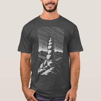 Camiseta Montón de piedras al aire libre