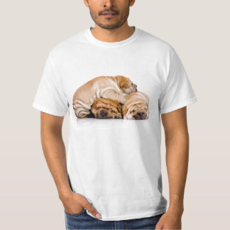 Camiseta Montón del perrito de Shar Pei