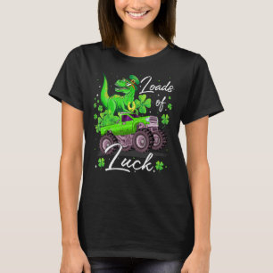 Camiseta Montones De Camión De Dinosaurio Luck St Patricks