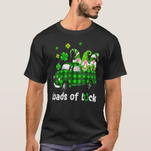 Camiseta Montones De Camión De Luck Gnome Shamrock St Patri
