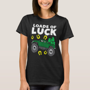 Camiseta Montones De Camión De Monstruo Luck Shamrock St Pa