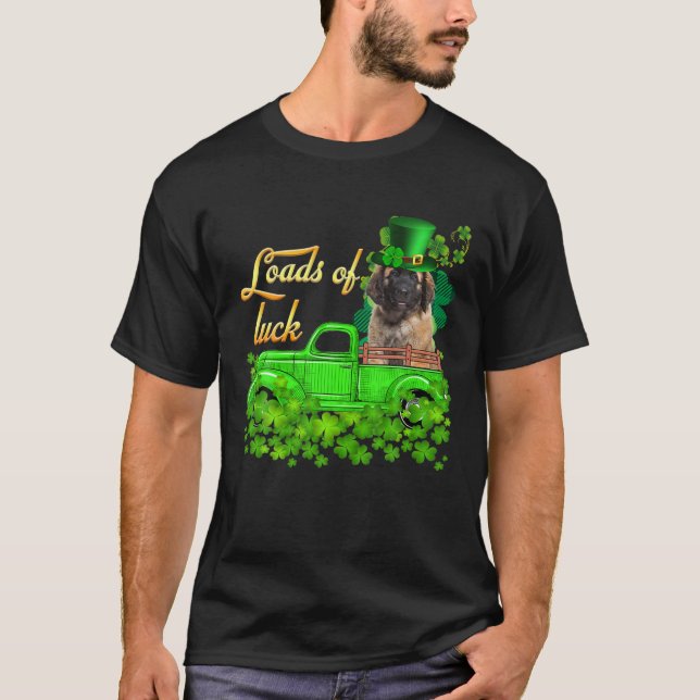 Camiseta Montones de Camión Luck Leonberger St Patrick's Da (Anverso)