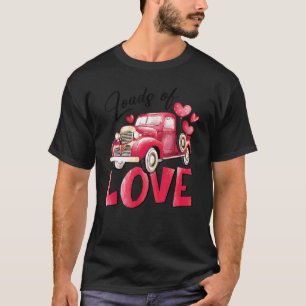Camiseta Montones de El día de San Valentín del Camión Rojo
