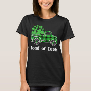 Camiseta Montones De Luck Buffalo Plaid Shamrock Truck St P