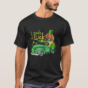 Camiseta Montones De Luck Dachshund Sentados En El Camión S