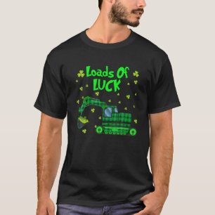 Camiseta Montones De Luck Graciosos Camiones Shamrock Saint