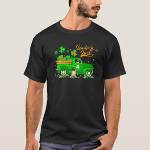 Camiseta Montones De Luck Leprechaun Pug Dog & Truck Saint