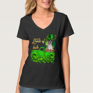 Camiseta Montones De Luck Truck Boxer St Patrick S Day