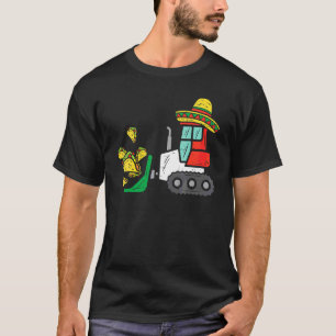 Camiseta Montones De Tacos Bulldozer Cinco De Mayo Niño Bo