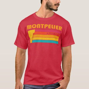 Camiseta Montpelier Vermont Vintage Molestias de recuerdo