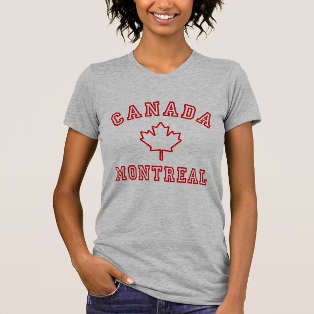 Camiseta Montreal Canadá (Anverso)
