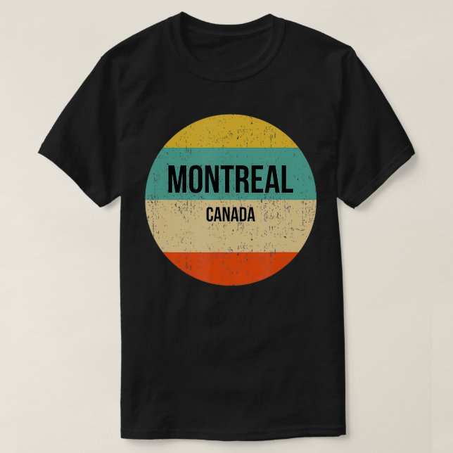 Camiseta Montreal Canadá (Diseño del anverso)
