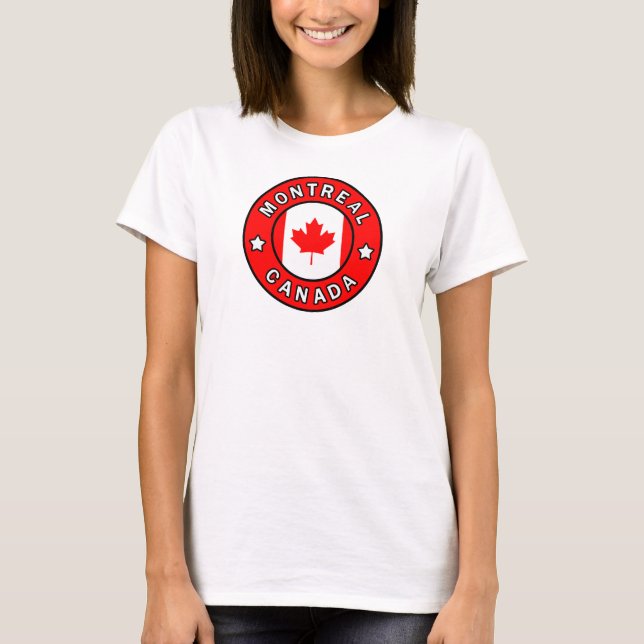 Camiseta Montreal Canadá (Anverso)