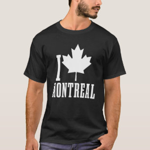 Camiseta Montreal Quebec Canadá Hoja de Arce Roja Bandera C