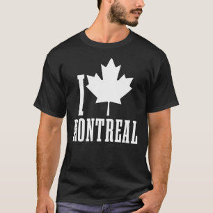 Camiseta Montreal Quebec Canadá hoja de arce rojo canadiens