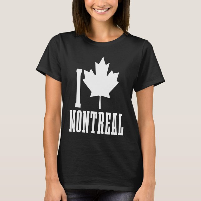 Camiseta Montreal Quebec Canada Maple Leaf Red Canadian Fla (Anverso)