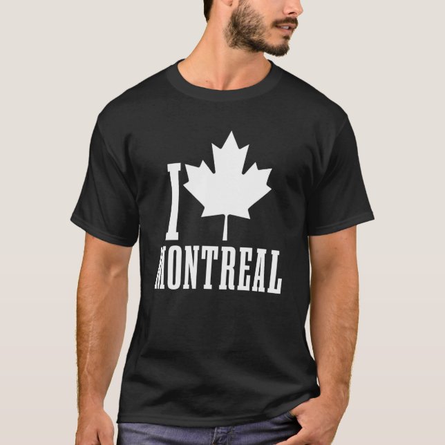 Camiseta Montreal Quebec Canada Maple Leaf Red Canadian Fla (Anverso)