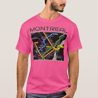 Camiseta Montreal Transit Metro Arte Patrimonio Canadiense