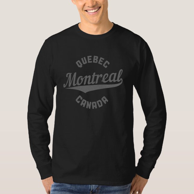 Camiseta Montreal Vintage Retro Pride Quebec Canada (Anverso)