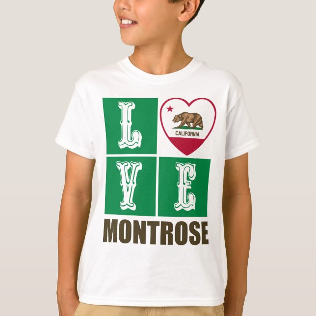 Camiseta Montrosa cardíaca de bandera de la República de Ca (Anverso)