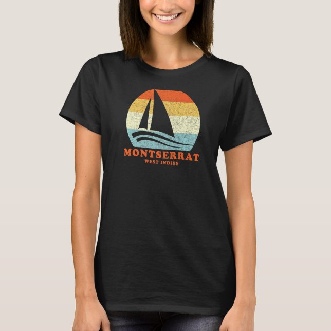 Camiseta Montserrat Vintage Sailing Va (Anverso)