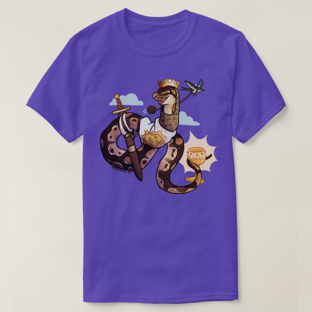 Camiseta Monty el pitón de la bola  (Diseño del anverso)